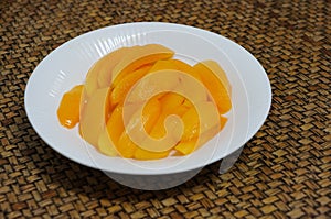 Plum Mango slices photo