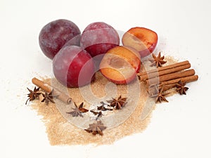 Plum-mash ingredients
