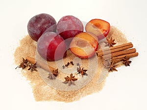 Plum-mash ingredients