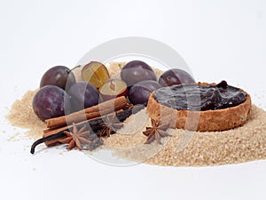 Plum-mash ingredients
