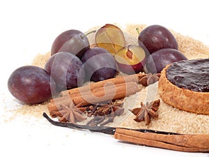 Plum-mash ingredients