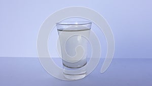 Plum schnapps in small glass