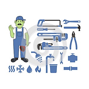 Plumber and equipment