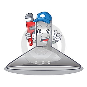 Plumber kitchen hood cartoon the for cooking