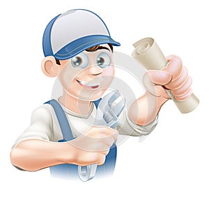 Plumber or mechanic qualification photo