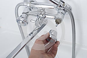 Repair of a water tap