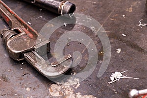 Plumbers tools and Pipe for Plumbers photo