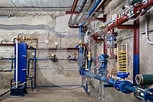 Plumbing in the basement