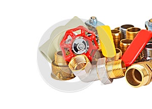 Plumbing fitting and ball valve