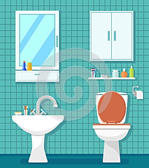 Plumbing icons for bathroom