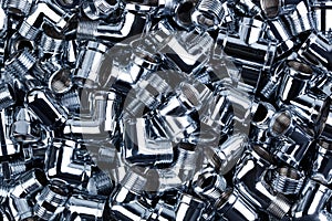 Plumbing pipe connectors.