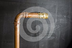 Plumbing pipes of coppe