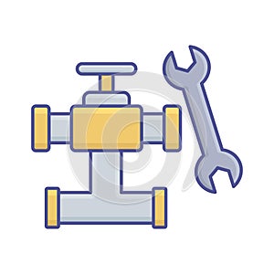 Plumbing  Vector Icon which can easily modify or edit
