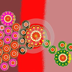 Plumblossom pattern color