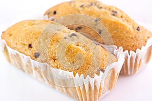 Plumcake with chocolate chips