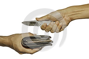 Plunder,with clipping path.