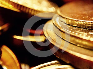 A plunder of gold coins