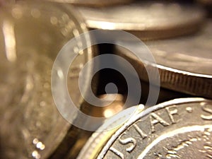 A plunder of silver coins photo