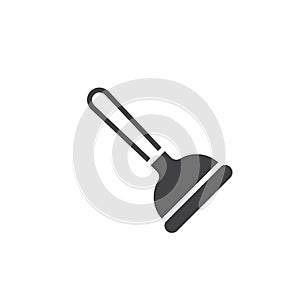 Plunger icon vector