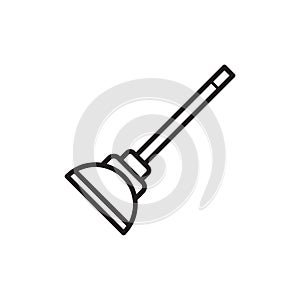 Plunger. Vector illustration decorative design