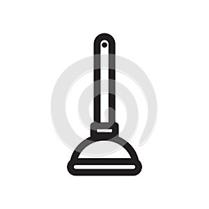 Plunger. Vector illustration decorative design