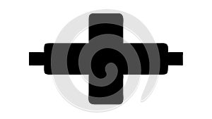 Plus Minus Toggle Control Button Icon, vector design Generative AI