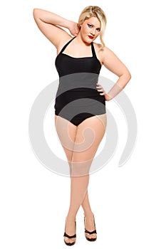 Plus-size pin-up