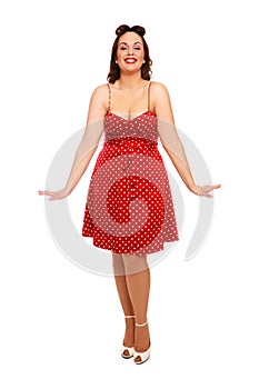 Plus-size pin-up