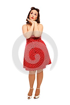 Plus-size pin-up