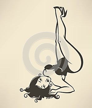 Plus size pin up girl