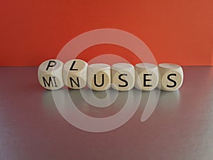 Pluses and minuses symbol.