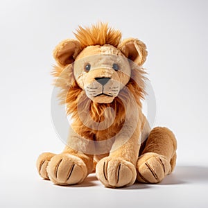 Plush Lion Toy - Soft And Vibrant Stuffed Animal For Kids