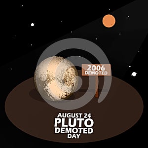 Pluto Demoted Day on August 24