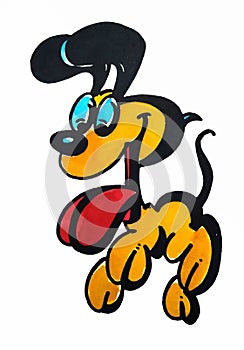 Pluto Dog Cartoon Character For Print