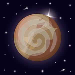 pluto planet solar system space