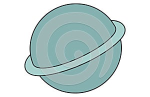 pluto planet space illustration, pluto planet vector