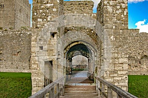 Plymouth England Castle Ruins