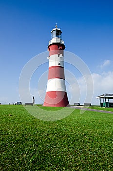 Plymouth Hoe, Smeaton`s Tower, Plymouth, England