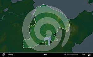 Plon highlighted, Germany. Physical