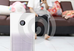 Pm2.5 air purifier in the living room