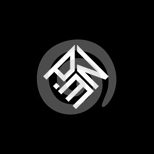 PMN letter logo design on black background. PMN creative initials letter logo concept. PMN letter design
