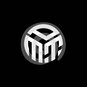 PMT letter logo design on black background. PMT creative initials letter logo concept. PMT letter design