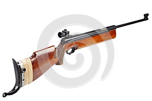 pneumatic air rifle isolated