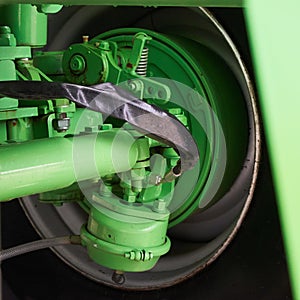Pneumatic brake system of a modern tractor