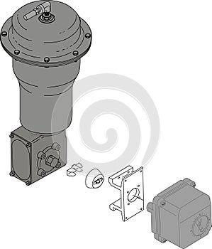 Pneumatic cylinder actuators , installation , maintenance