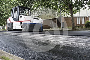 Pneumatic Tire Roller machine at work