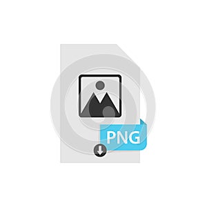 PNG download file format vector