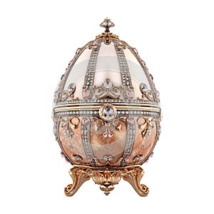 PNG Faberg egg on Transparent Background - Ai Generated
