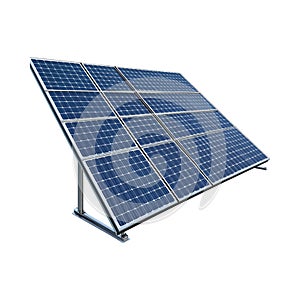 PNG Realistic HighEfficiency Solar Panel Array on Transparent Background for Renewable Energy and Sustainability