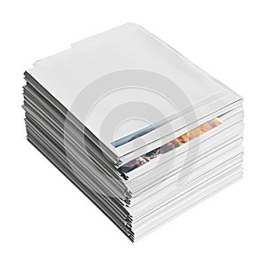 PNG Stack of Newspaper on Transparent Background - Ai Generated